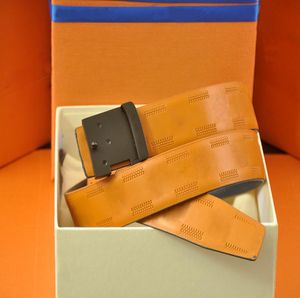 Top luxe ceinture lettre boucle marque originale designer mode classique échiquier style ceintures haute qualité peau de vache véritable cuir6761973