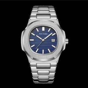 Top Luxury Brand Classic Watch Men's Business Quartz Watch roestvrij staal Luminous Hand AAA Watch 273p