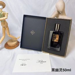 Perfume Kilian de marca de lujo superior, 50ml, Rose Oud, directo al paraíso, Perfume en aerosol para mujeres y hombres, Perfume de fragancia duradera, barco rápido
