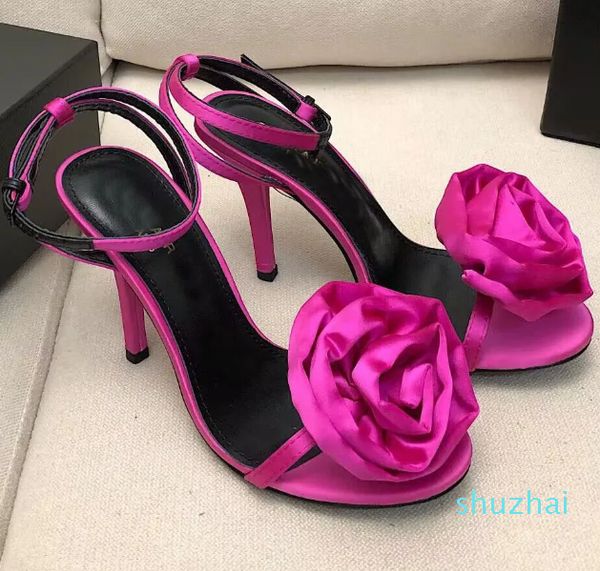Top Luxury Cassandra Sandals Zapatos Manchas Manchas Rose Rose Verde Rosa Negra Negra Pombas Party Vestido Boda Sandalias Gladiador al por mayor