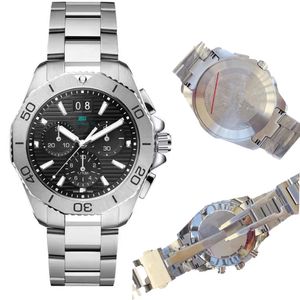 Top Luxury Classic Classic Wrist Watches, Men Business Watches with Chronograph Display Pro Diver Quartz Quartz Watch Innewless Steel Strap Luminal Wristwatch