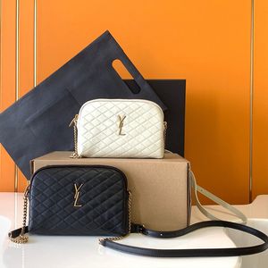 Top luxe designer tas dames schapenvacht schoudertas stevige kleur crossbody tas multifunctionele portemonnee kaarttas 733667