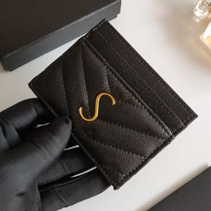 Top luxe designer Caviar Card Holder echte lederen portefeuilles dames munt portemonnees creditcards rijbewijs reisdocumenten paspoorthouders portemonnee portemonnee