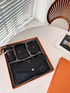 Top Luxury Designer Box Box Sac enveloppe 3-en-1 Sac bouche enveloppe rouge Purse Purse de luxe pour femmes Sac de chaîne de chaîne de chaîne de cartes à glissière