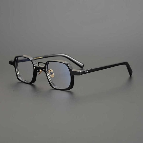 Top lunettes de soleil de créateurs de luxe 20% de réduction classique écaille de tortue couleur boîte japonaise verres à plaque faits à la main cadre hauteur nombre petit visage