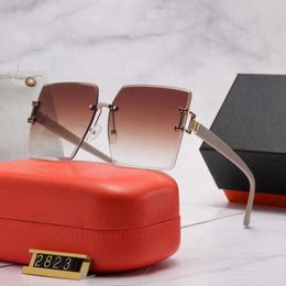 Top luxe designer zonnebril 20% korting op familie Emma modebox groot frame frameless live live