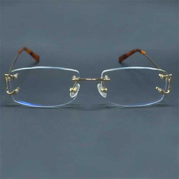Top lunettes de soleil de créateurs de luxe 20% de réduction sur les lunettes transparentes Mens Optical Frame Eye Glass Big Clear Eyewear Frames