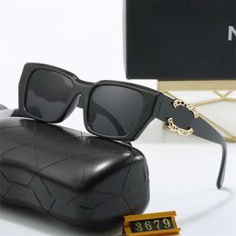 Top lunettes de soleil de luxe pour homme femmes lunettes de soleil rectangulaires unisexe designer lunettes de soleil lunettes de soleil cadre rétro design de luxe UV400 avec boîte très bon