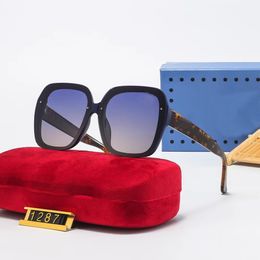 Top Luxus-Brillen Sonnenbrillen Polaroid-Objektiv Designer Damen Herren Brillen für Frauen Rahmen Vintage Metall Sonnenbrille mit Box
