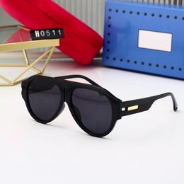 Top luxe mode brillen merk designer zonnebrillen voor dames heren ronde zomerstijl rechthoek full frame kwaliteit uv-bescherming MET DOOS