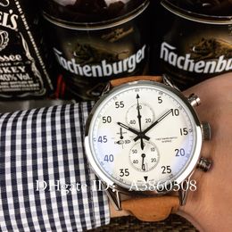 Top luxe cadeau nouvelle marque hommes montre en cuir VK mouvement chronographe montre à Quartz dans l'espace sport hommes montres