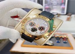 Top Luxury Golden Ro Watch Lex 0038 Cosmic Counting 116519 Montre de Luxe VJ Quartz Watch Men 41mm roestvrij staal president Mens 3822770