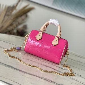 Top Luxury Handbag Designer Mini en cuir breveté Bagure d'oreiller en relief sac à main pour femme sac à main