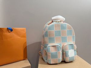 Top Luxury Handbag Designer Designer Ripple Backpack Mens Bag Sac Livre haut de gamme Voyage extérieur grande capacité 37 cm