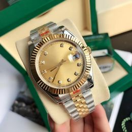 Top luxe dames hommes montre automatique montre 904L bracelet en acier inoxydable montre de mode 36mm41mm 2023