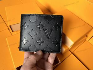 Top Luxe Leren Portemonnee Portefeuilles Modeontwerper Portefeuilles Retro Handtas Voor Mannen Klassieke Kaarthouders Coin Vuttons Beroemde Clutch Portemonnee