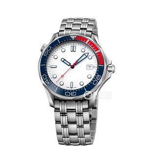 Top luxe heren automatisch mechanisch horloge AAA 42 mm bezelbedrijf volledige roestvrijstalen staalriemontwerper horloges Montre de luxe kalender stoffen riem vouwen gesp.