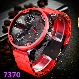 Montre de luxe pour hommes, DZ7370, grand cadran doré, Datejust, marque de Sport, militaire, montres-bracelets orologio di lusso301I