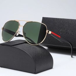 Top luxe Ovale zonnebril voor mannen designer zomer tinten gepolariseerde brillen zwart vintage oversized zonnebril van vrouwen mannelijke s296h