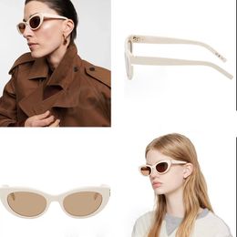 Top luxe zonnebrillen ontwerper voor mannen en vrouwen high -end glazen vintage zonnebrillen met doos SL M115 High End -kwaliteit modieus temperament
