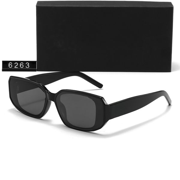 Top lunettes de soleil de luxe designer femmes hommes portant la mode vente chaude senior pour femmes lunettes cadre vintage lunettes de soleil en métal AJ 6263