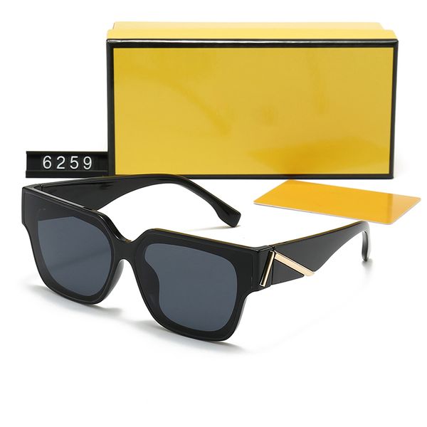 Top lunettes de soleil de luxe designer femmes hommes portant la mode vente chaude senior pour femmes lunettes cadre vintage lunettes de soleil en métal AJ 6259