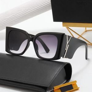 Top lunettes de soleil de luxe polarisant lentille designer femmes hommes lunettes senior lunettes pour femmes lunettes cadre vintage lunettes de soleil en métal avec boîte cadeau