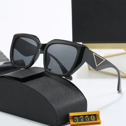 Top gafas de sol de lujo polaroid lente diseñador para mujer para hombre gafas senior gafas para mujer marco de anteojos gafas de sol de metal vintage con caja jing ru 3750