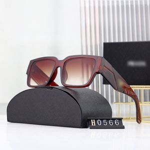 Top luxe zonnebril polaroid lens designer dames heren bril senior brillen voor dames brillen frame vintage metalen zonnebril met doos zwart OS 0566