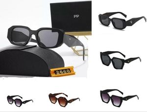 Top luxe zonnebrillen polaroid lens ontwerper dames Heren Goggle senior brillen voor dames brilmontuur Vintage metalen zonnebril met doos P2660 15 en 16 meisje