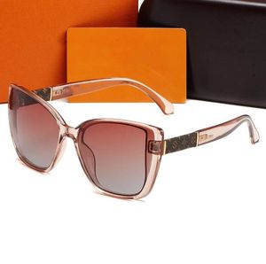 Top luxe lunettes de soleil polaroid lentille designer femmes Mens Goggle senior Lunettes pour femmes monture de lunettes Vintage Metal Lunettes de soleil avec AAA5810