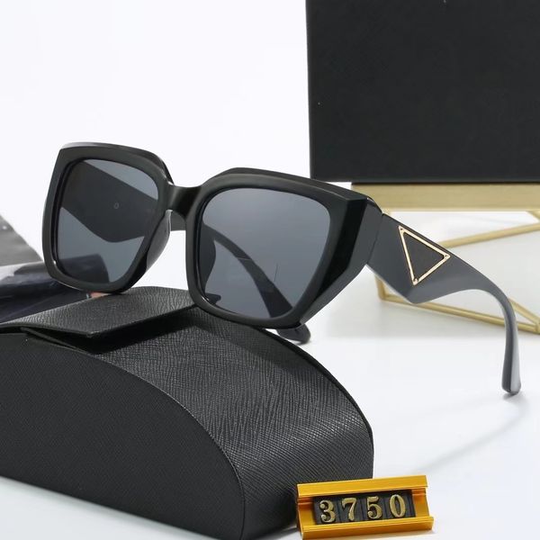 Top lunettes de soleil de luxe polaroid lentille designer femmes hommes lunettes senior lunettes pour femmes lunettes cadre vintage lunettes de soleil en métal avec boîte jing ru 3750