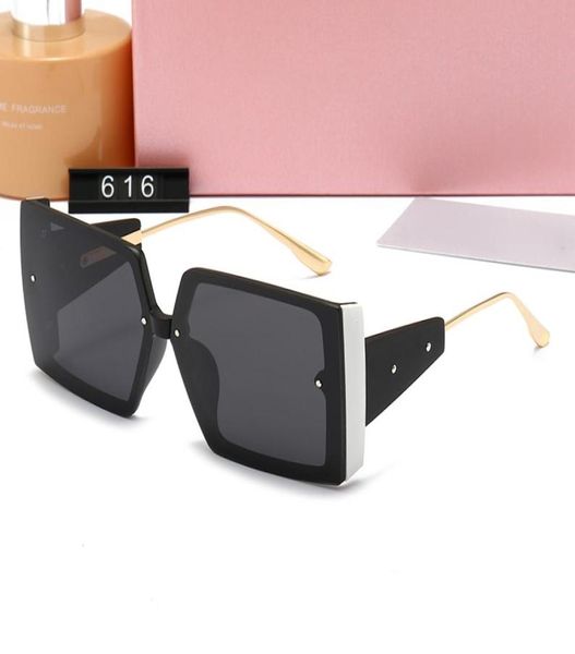 Lunettes de soleil de luxe de luxe Polaroid Lens Designer Womens 616 Pink Mens Goggle Senior Eyewear For Women Eyeglasses Frame Vintage Metal S3827100