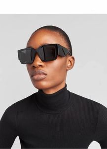 Top Luxury zonnebril PR 162WS Zwart grijze vrouw Polaroid lensontwerper dames heren goggle senior brillen eywear voor dames eiwlage 63es frame vintage metaal met doos