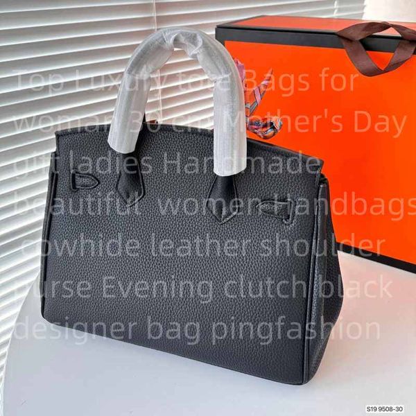 Top de luxe sacs pour femme 30 cm Gift de fête des mères dames faites à la main belles sacs à main