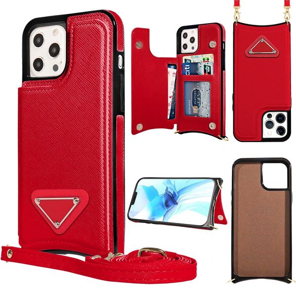 Étuis de téléphone en cuir portefeuille de luxe pour iPhone 15 14 13 Pro Max i 12 Mini 11 ProMax XS XR 11 X 6 6s 7 8 Plus XS, étui multi-cartes avec support, sac à main pour femmes