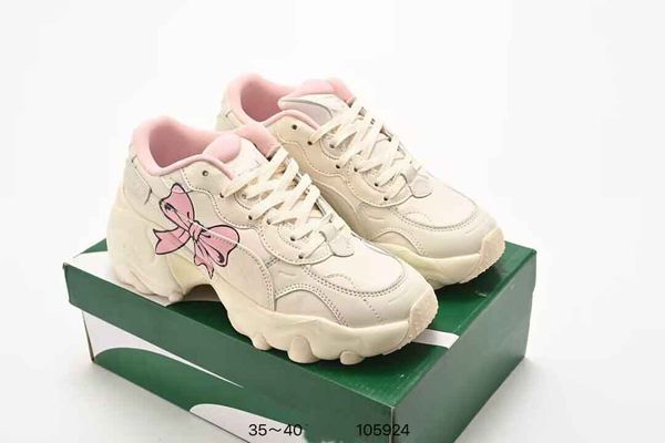 Top Luxury Women Sports Shoes Slipstream Lo Lace Sneakers Piel de becerro Lady Comfort Suela de goma Plataforma Super-flex Entrenadores famosos Tamaño 35-40