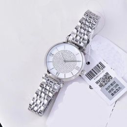 Top Reloj de lujo para mujer Movimiento importado de cuarzo Diamante Multifunción Acero inoxidable completo Zafiro Resistente al agua 32 mm Relojes de diseño Montre de Luxe