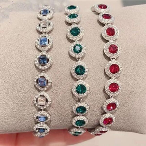 Top Man Swarovski Bracelet Designer Femmes Bracelet de boucle en diamant complet Top Quality Brace