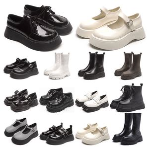 top Martin botas para mujer triple negro blanco Pistachio Frost plataforma Chelsea tobillo punta redonda aumento