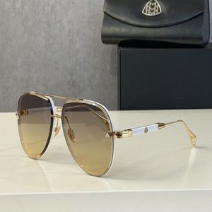 Top Mayba les lunettes de soleil de créateurs de haute qualité Gen II pour les hommes pour hommes à la mode de luxe rétro Fashion DES210r