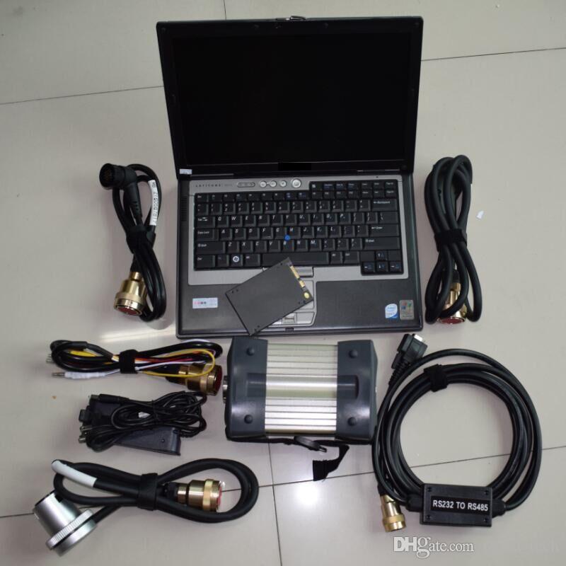 Лучший диагностический инструмент MB Star C3 SD Connect с установленным ноутбуком d630, жесткий диск или твердотельный накопитель. Супер быстрая скорость, готовая к использованию, 12 В, 24 В.