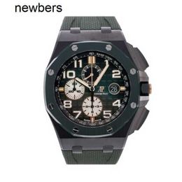 Top Men Aps Factory Audemar Pigue Reloj Movimiento suizo Abbey Royal Oak Offshore Reloj automático de cerámica para hombre 26405CE OO A056CA.01