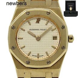 Top Heren Aps Factory Audemar Pigue Horloge Zwitsers uurwerk Airbnb Royal Oak Dames N * 3188 Goud Quartz Box/2 Jaar Broek #1558-1