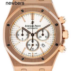 Top Heren Aps Factory Audemar Pigue Horloge Zwitsers uurwerk Abbey Royal Oak 26320OR 18K Roségoud Tijdcode Horloge Herenhorloge