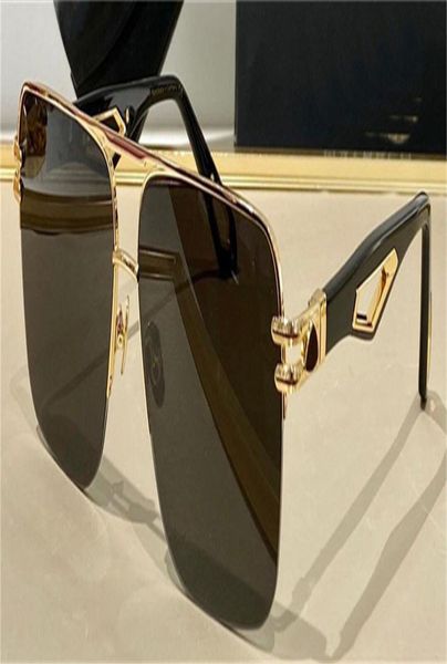 Top Men Glasses Bench II Diseño de moda Gafas de sol cuadrado K Gold Halfframe Highend Generoso Estilo de alta calidad UV400 Eye24445495