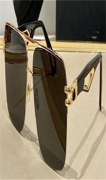 Top Men Glasses Bench II Diseño de moda Gafas de sol cuadrado K Gold Halfframe Highend Generoso Estilo de alta calidad UV400 Eye5387016