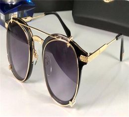 Top Men Lunes Design Sunglasses NOUVEAU CONCEPTION AVEC LES LES DOUBLEURES DOUBLE DOBLE ROND COURS FULL HEUND TOP TOP EXTÉRIEUR9311077