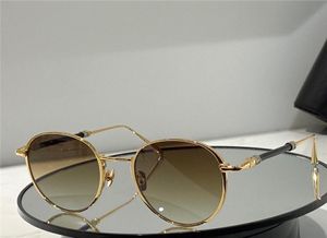 Top Men Gafas Ditors Diseño de moda Gafas de sol K Gold Round Fronde Highend Highend Style y versátil Al aire libre UV409471798