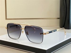 Top herenbril THE GEN I design zonnebril vierkant K gouden frame royale stijl high-end topkwaliteit outdoor uv400-bril met origineel etui